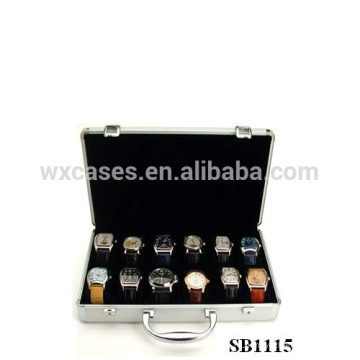 Часы серебряные алюминиевые ящики для 12 часы Оптовая